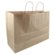 Draagtas bruin 45/17x33cm 100st Tpk270611